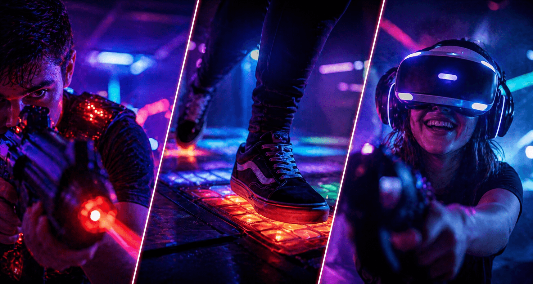 Laser Game, Pixel Game and VR experiences at Laser Arena Kosice